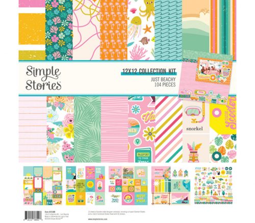 Simple Stories Collection Kit - 12x12 - Just Beachy