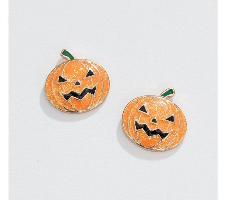 Periwinkle Earrings - Pumpkins