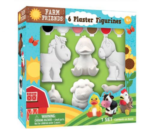 Masterpieces Plaster Figurine Paint Set - Farm Figures