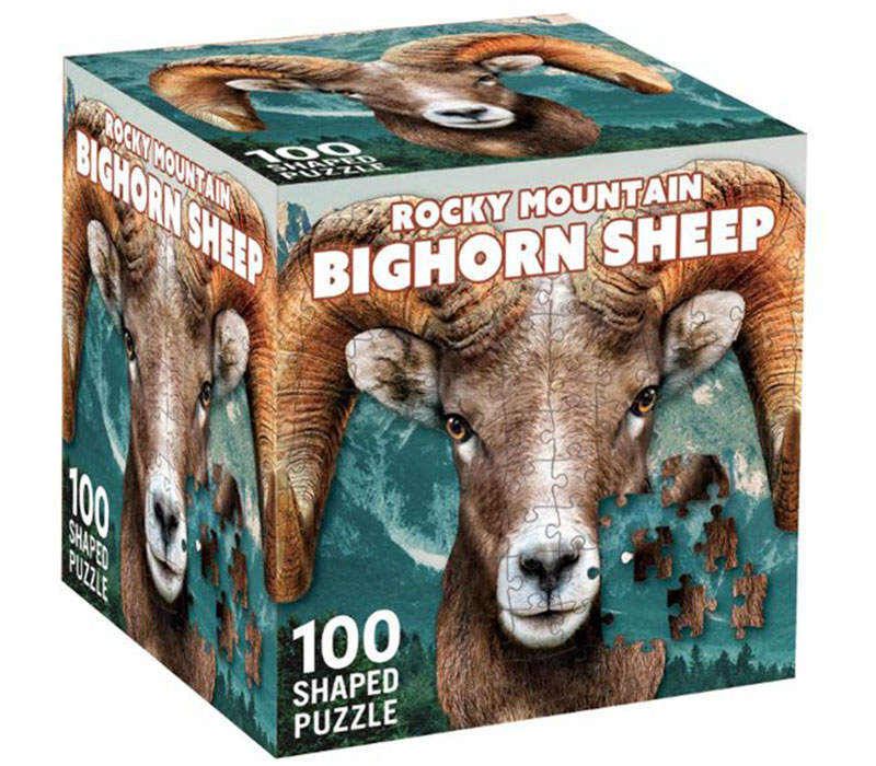 Masterpieces Rocky Mountain Bighorn Sheep Puzzle - 100 Piece