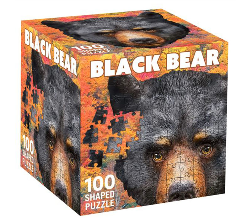 Masterpieces Black Bear Puzzle - 100 Piece