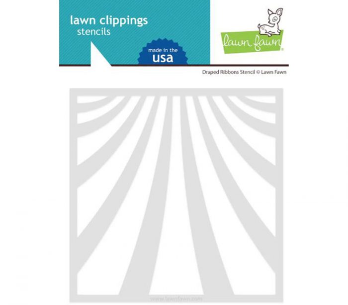 Lawn Fawn Stencil - Draped Ribbons