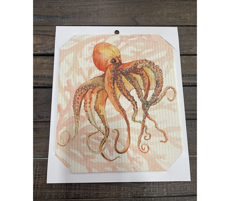 CJ Bella Swedish Towel - Octopus Orange