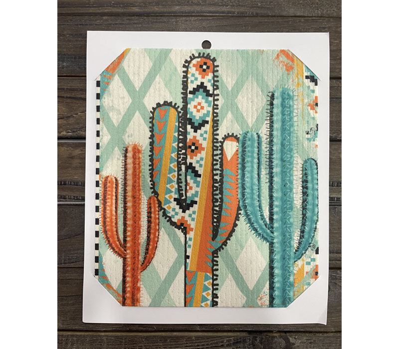 CJ Bella Swedish Towel - Southwest Cactus