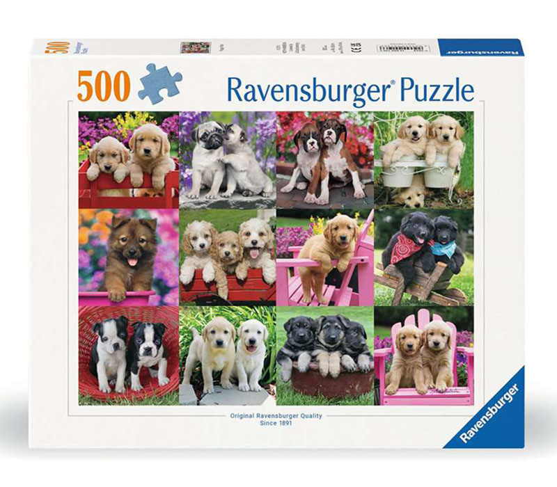 Ravensburger Puppy Pals Puzzle - 500 Piece