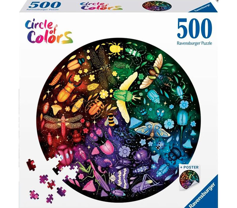 Ravensburger Insect Round Puzzle - 500 Piece