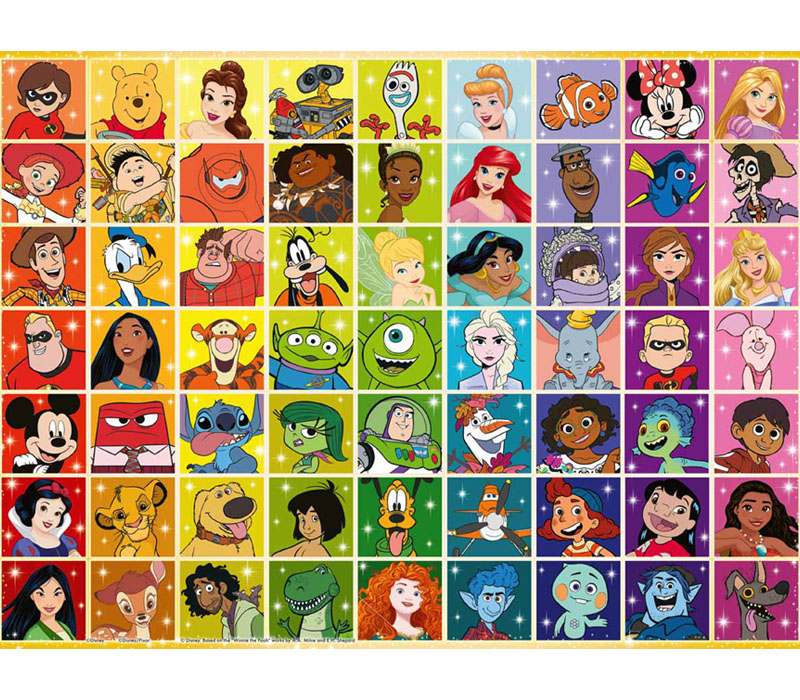 Ravensburger Disney Color Palette Puzzle - 100 Piece