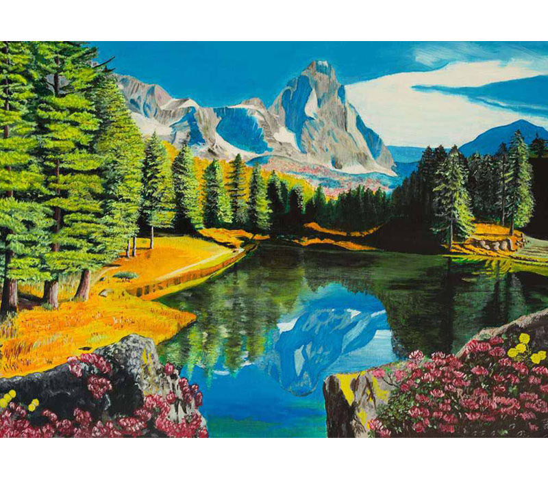Ravensburger Rocky Mountain Reflections Puzzle - Large Format - 300 Piece