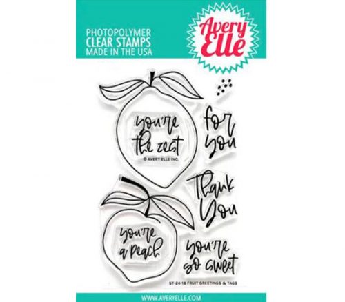 Avery Elle Stamp - Fruit and Greetings and Tags