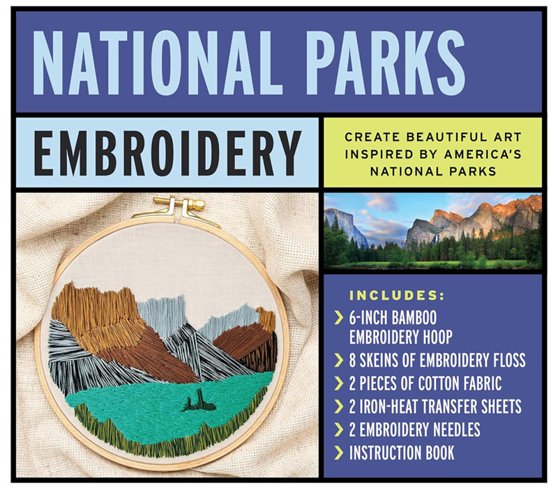 National Parks Embroidery Kit