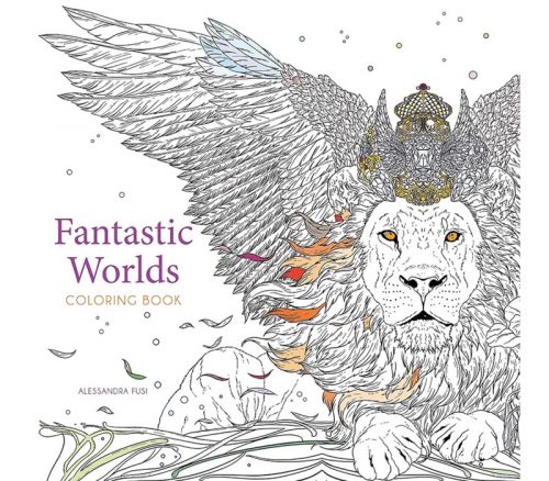 Dover Fantastic Worlds Colorbook