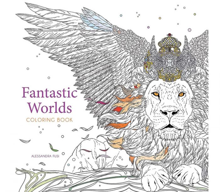 Dover Fantastic Worlds Colorbook