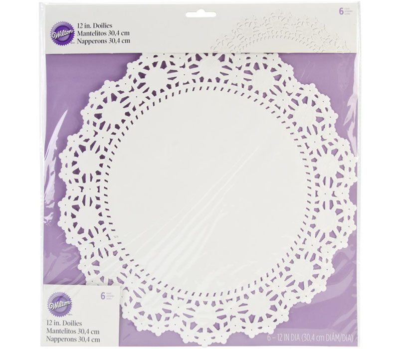 Wilton Greaseproof Doilies - 12-inch - 6 Piece