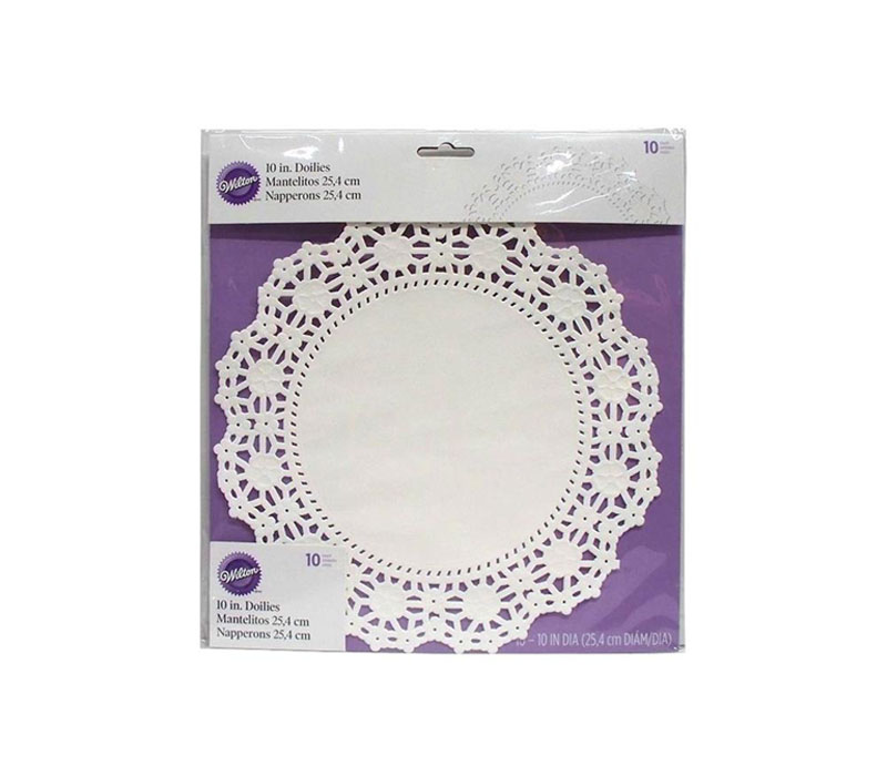 Wilton Greaseproof Doilies - 10-inch - 10 Piece