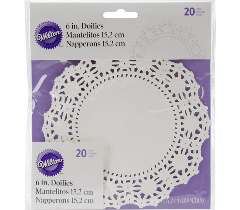 Wilton Greaseproof Doilies - 6-inch - 20 Piece