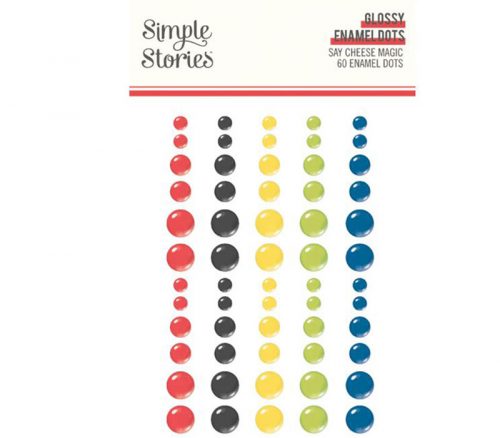 Simple Stories Enamel Dots - Say Cheese Magic