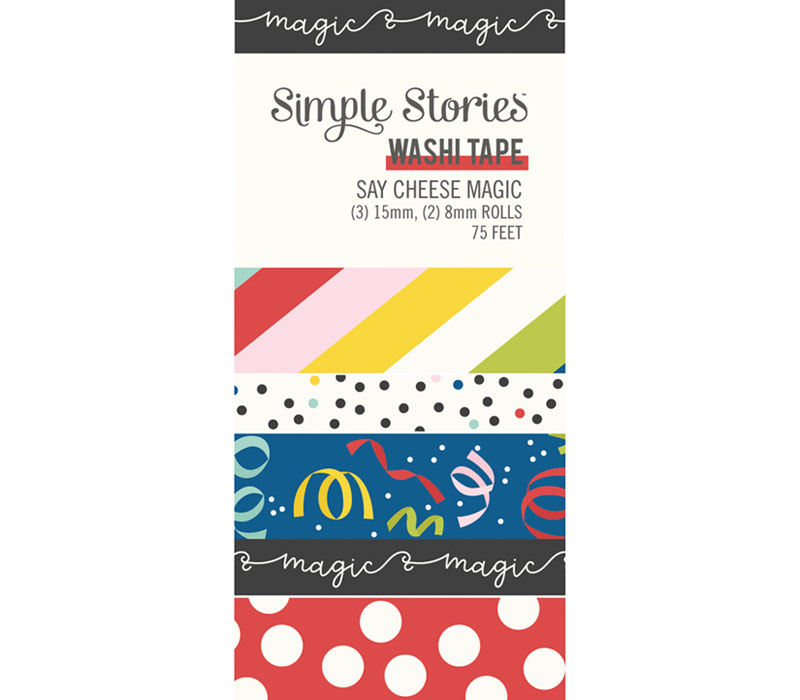 Simple Stories Washi Tape Set - Say Cheese Magic