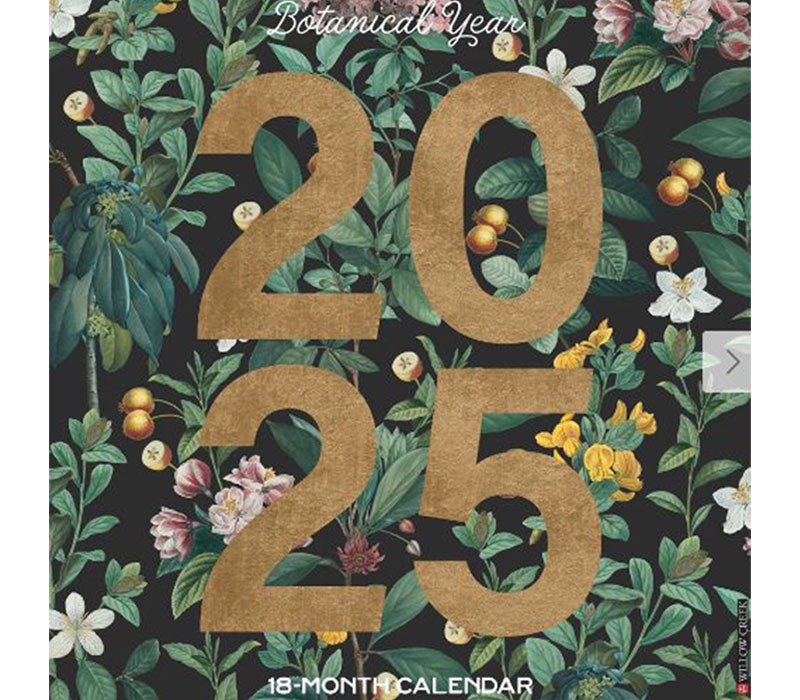Willow Creek 2025 Botanical Wall Calendar
