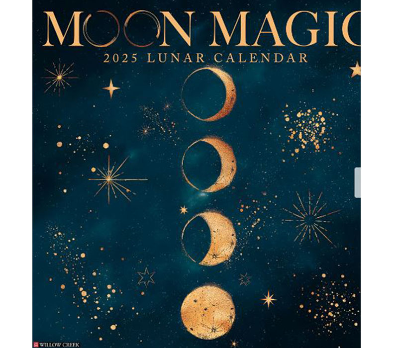 Willow Creek 2025 Moon Magic Wall Calendar