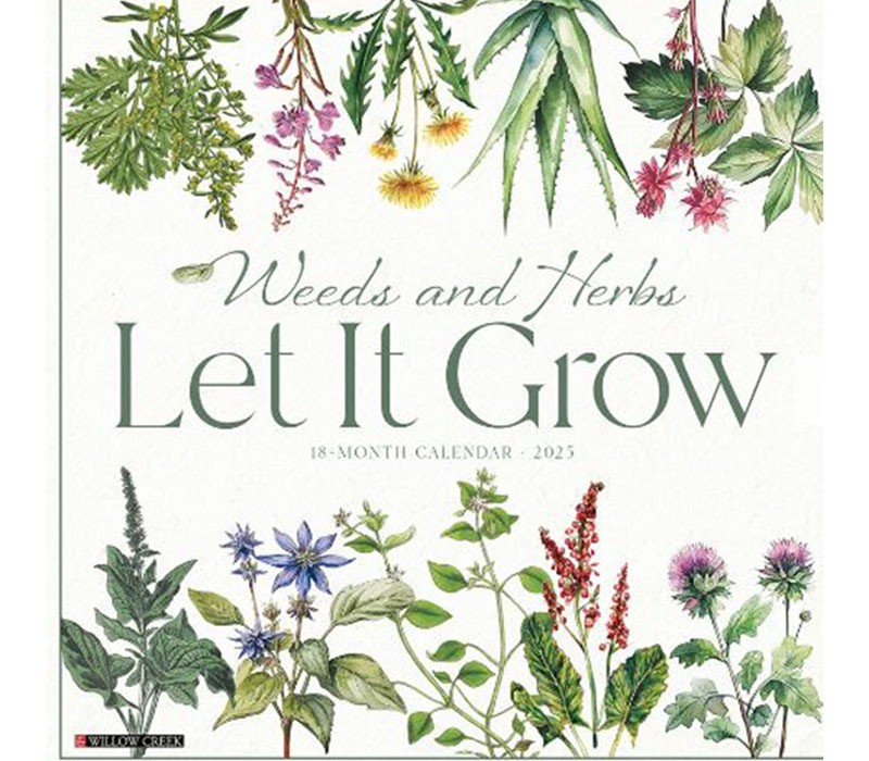Willow Creek Weeds and Herbs Let it Grow Wall Calendar