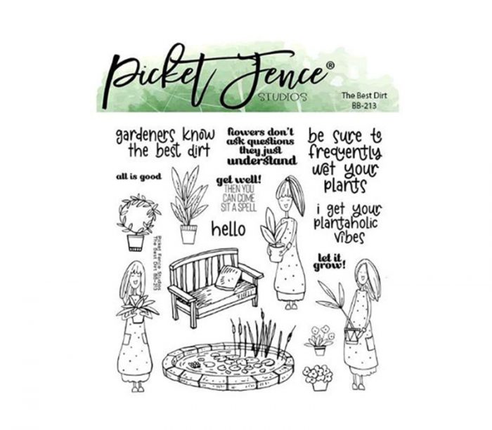 Picket Fence Stamp - The Best Dirt
