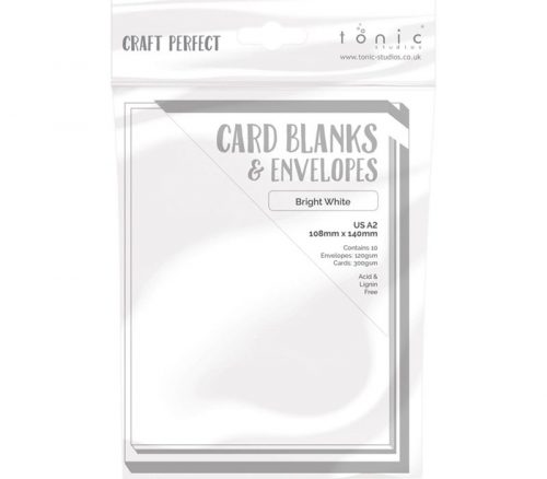 Craft Perfect Card Blanks US A2 Set - Bright White