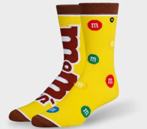 Odd Sox Peanut MandM Split Socks - Mens