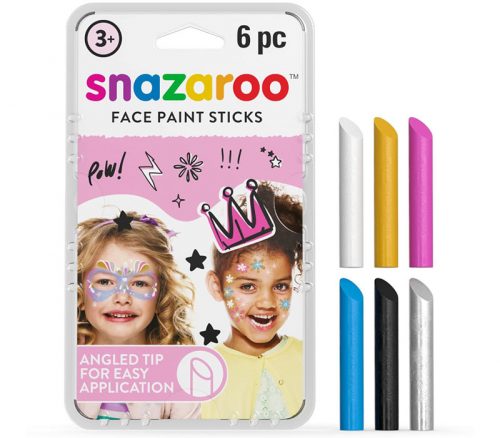 Snazaroo Face Paint Sticks Set - 6 Piece - Girls