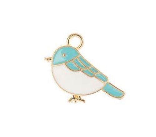 Sweet and Petite Mini Birdie Charm - 8 Charms