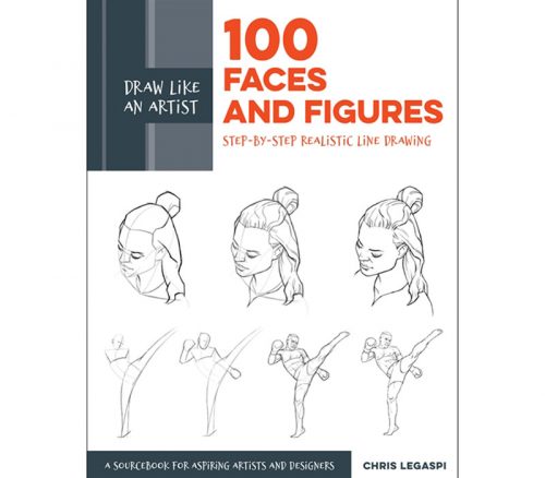 Draw Like an Artist 100 Faces And Figures Book