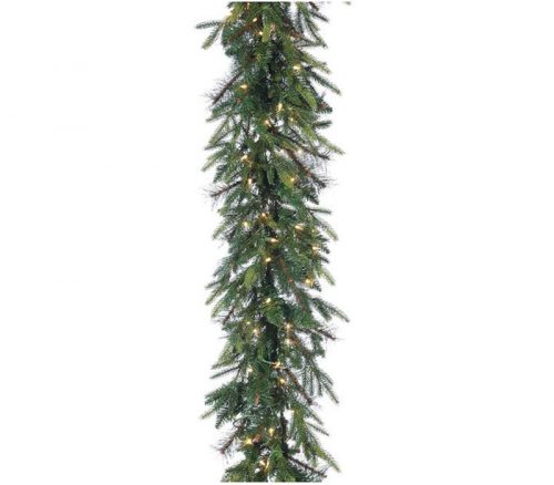 Colorado Mixed Pine Garland with Lights - 6-foot