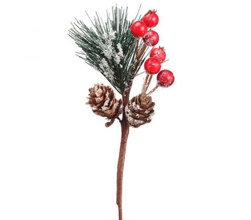 Iced Pine and Berry Pick - 7.5-inch