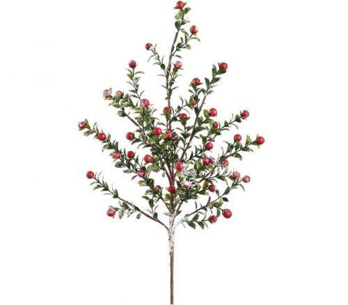 Snowed Berry Spray - 21-inch