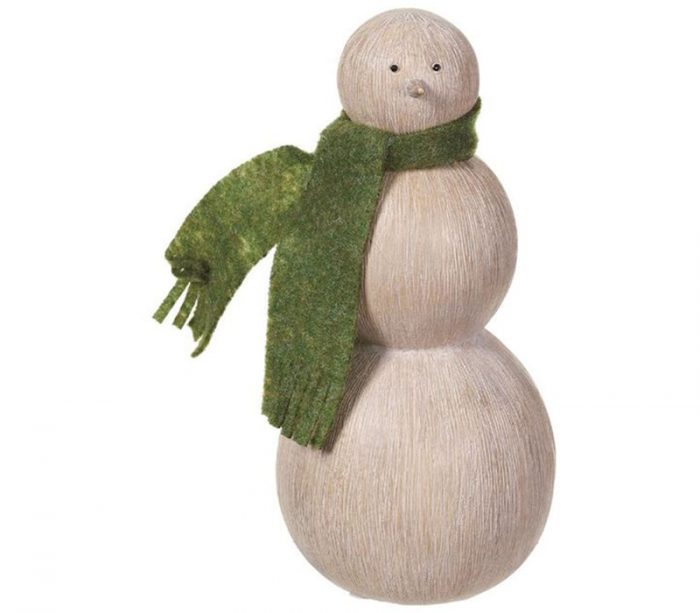 Snowman with Scarf - 6.5-inch