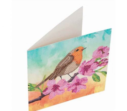 CA Diamond Art Card Kit - Robin