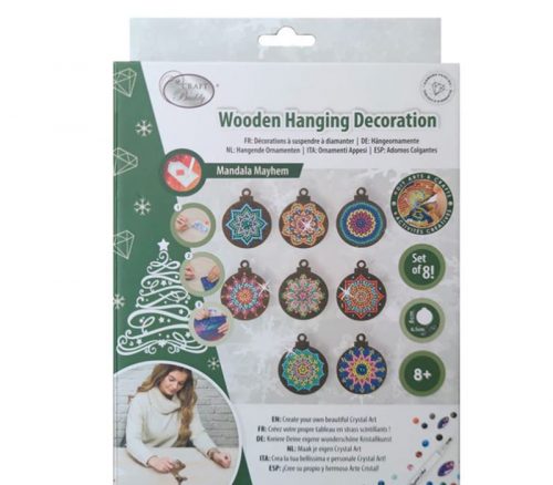 Wooden Hanging Decoration Kit - Mandala Mayhem