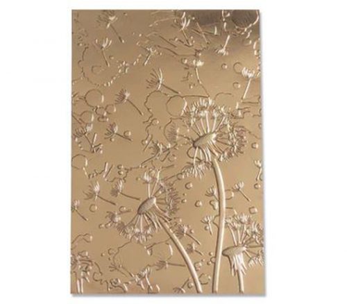 Sizzix 3-D Textured Impressions Embossing Folder - Dandelion Wish