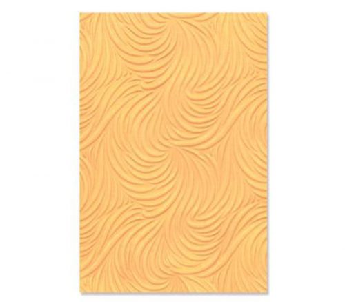 Sizzix 3-D Textured Impressions Embossing Folder - Flowering Waves