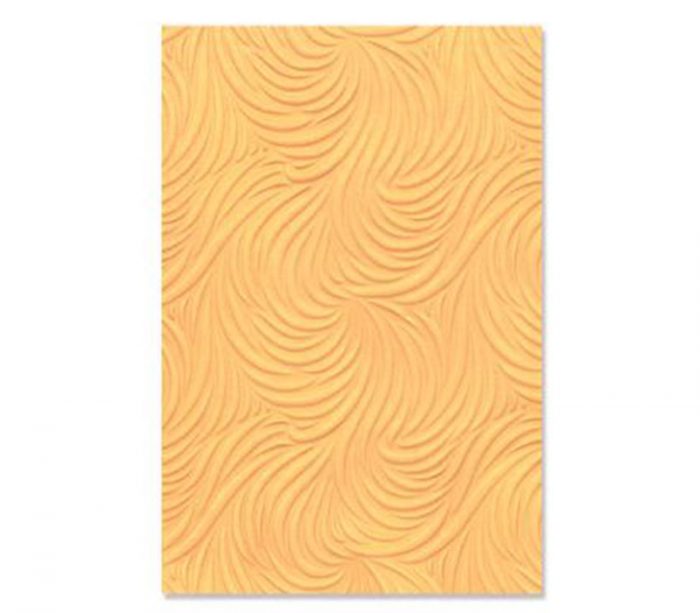 Sizzix 3-D Textured Impressions Embossing Folder - Flowering Waves