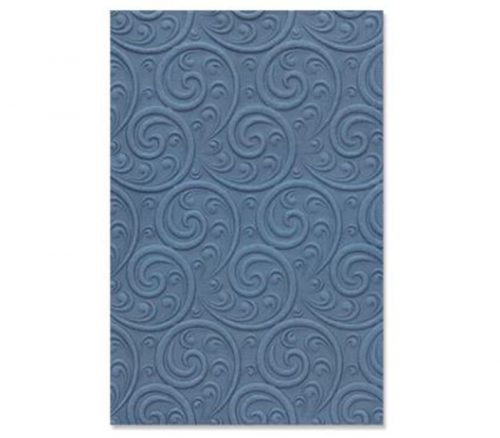 Sizzix 3-D Textured Impressions Embossing Folder - Ornamental Spiral