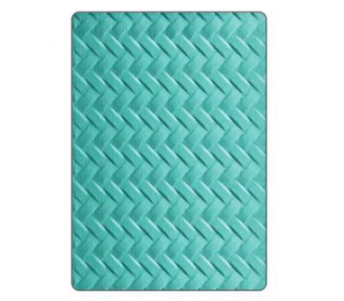 Sizzix 3-D Textured Impressions Embossing Folder - Woven