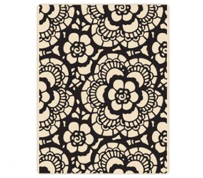 Sizzix Textured Fades Embossing Folder - Lace by Tim Holtz