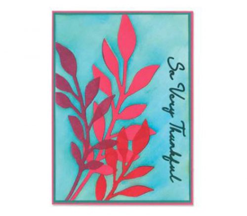 Sizzix A6 Layered Stencils - 4 Pack - Cosmopolitan Frond by Stacey Park