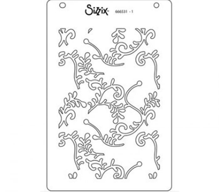 Sizzix A6 Layered Stencils - 4 Pack - Lacey by Kath Breen - Image 2