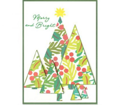 Sizzix A6 Layered Stencils - 4 Pack - Cosmopolitan Christmas Happy Holidays by Stacey Park