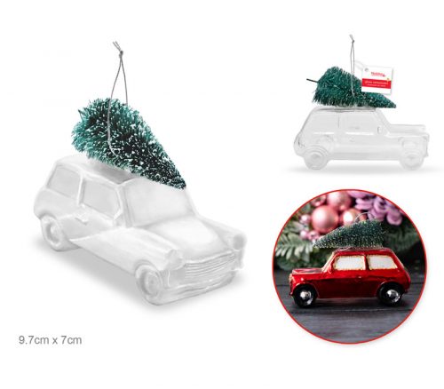 MultiCraft Glass Ornament - Bringin Home the Tree