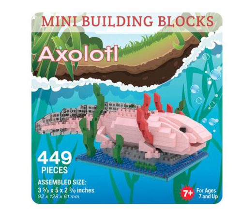 The Mini Block Building Blocks - Axolotl