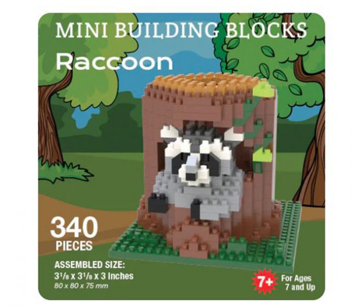 The Mini Block Building Blocks - Raccoon