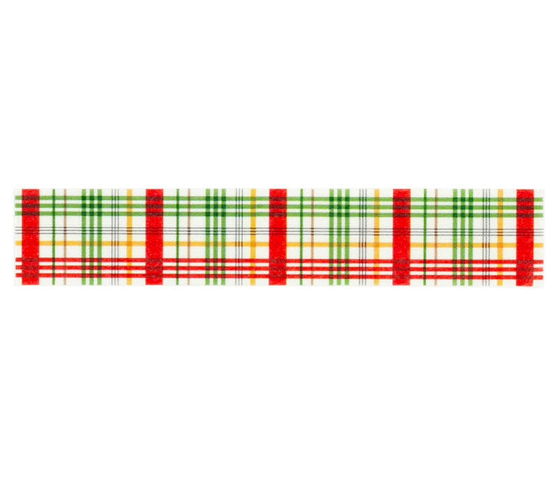 Echo Park Winnie The Pooh Christmas Washi Tape - Pooh Bear Plaid