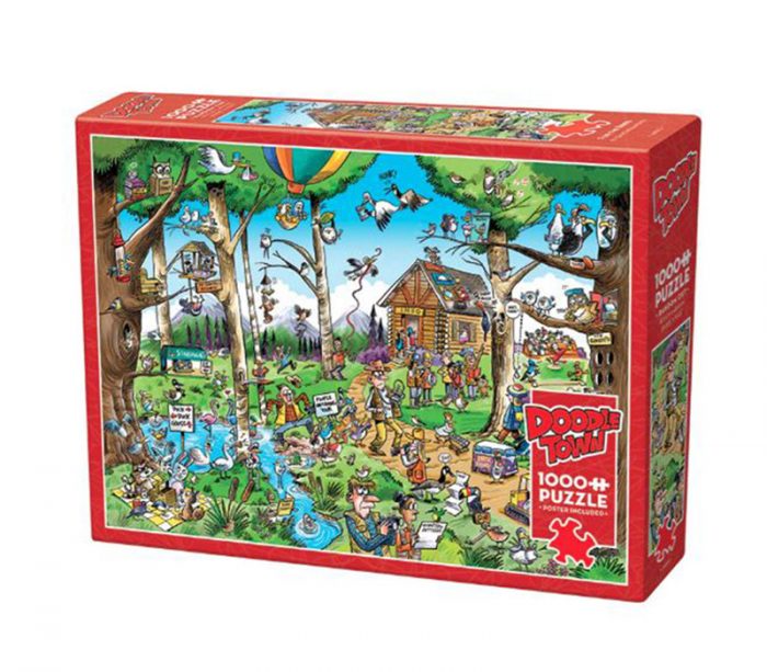 Outset DoodleTown Birdwatchers Paradise Puzzle - 1000 Piece